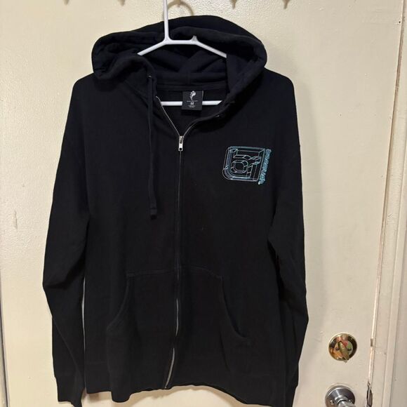 BASSRUSH Zip Up Hoodie size: Medium - Picture 2 of 3